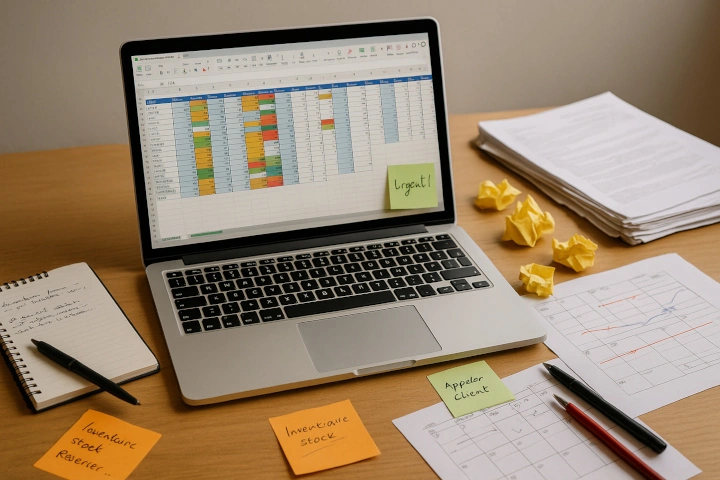 Image d'illustration pour l'article « Pourquoi Excel finit toujours par vous limiter dans la gestion de votre matériel ».
